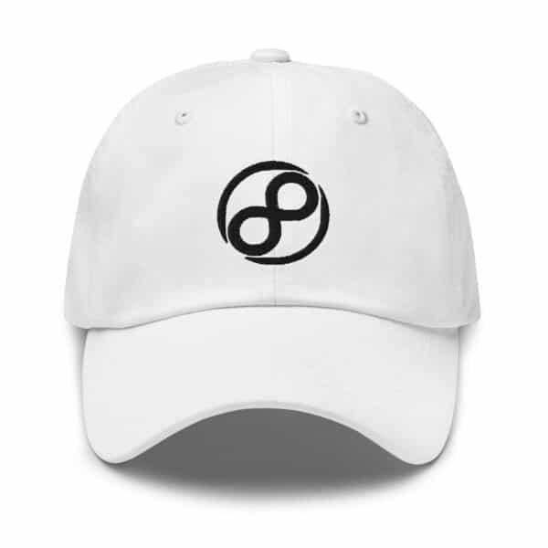 White Infinite Dad Hat