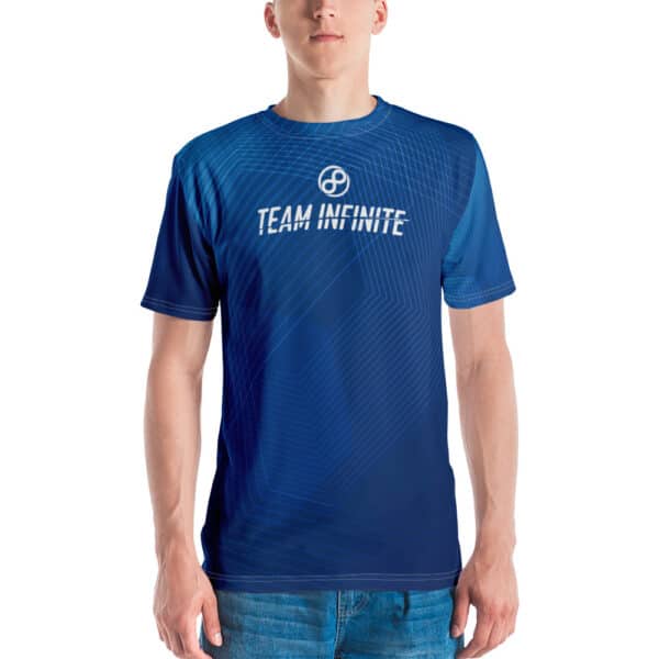 Team Infinite Blue Geo Tee - Image 4