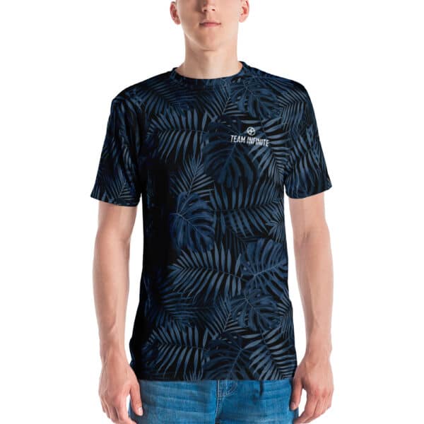 Team Infinite Blue Leaf Tee - Image 4