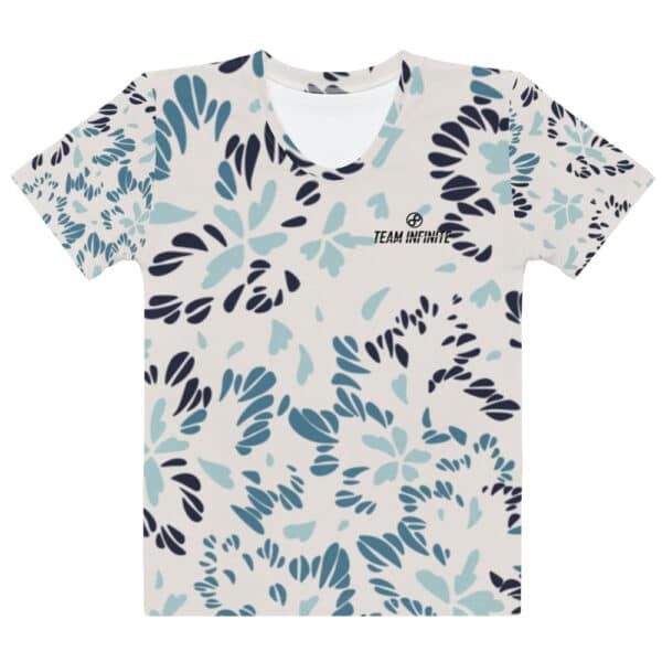 Team Infinite Blue Petal Women's Tee - Image 2