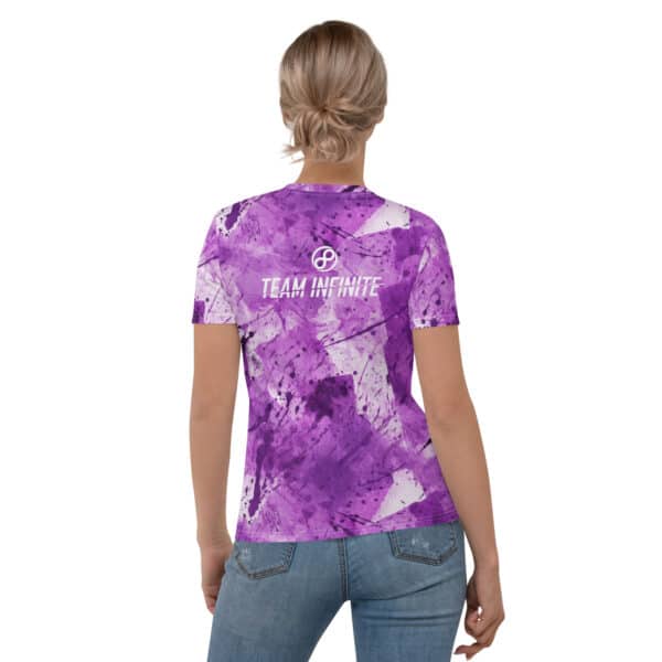 Team Infinite Grapevine Splash Women's Tee - Image 4