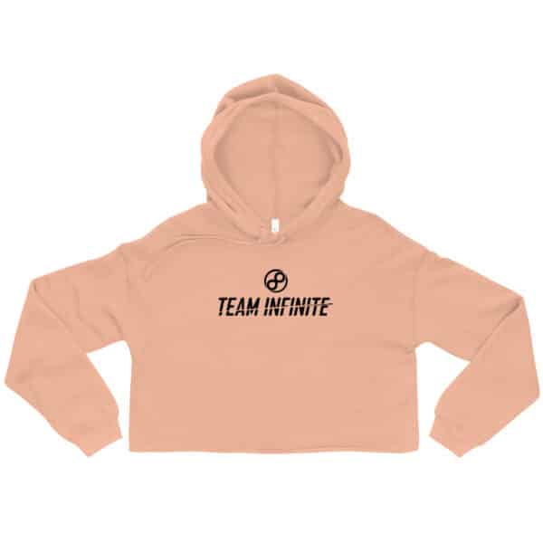 Team Infinite Women's Crop Hoodie - Image 3