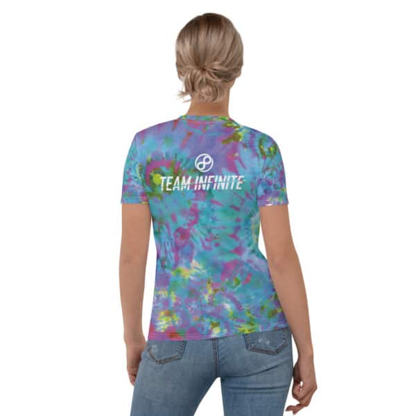 Team Infinite Tie-Dye Women's Tee - Image 7