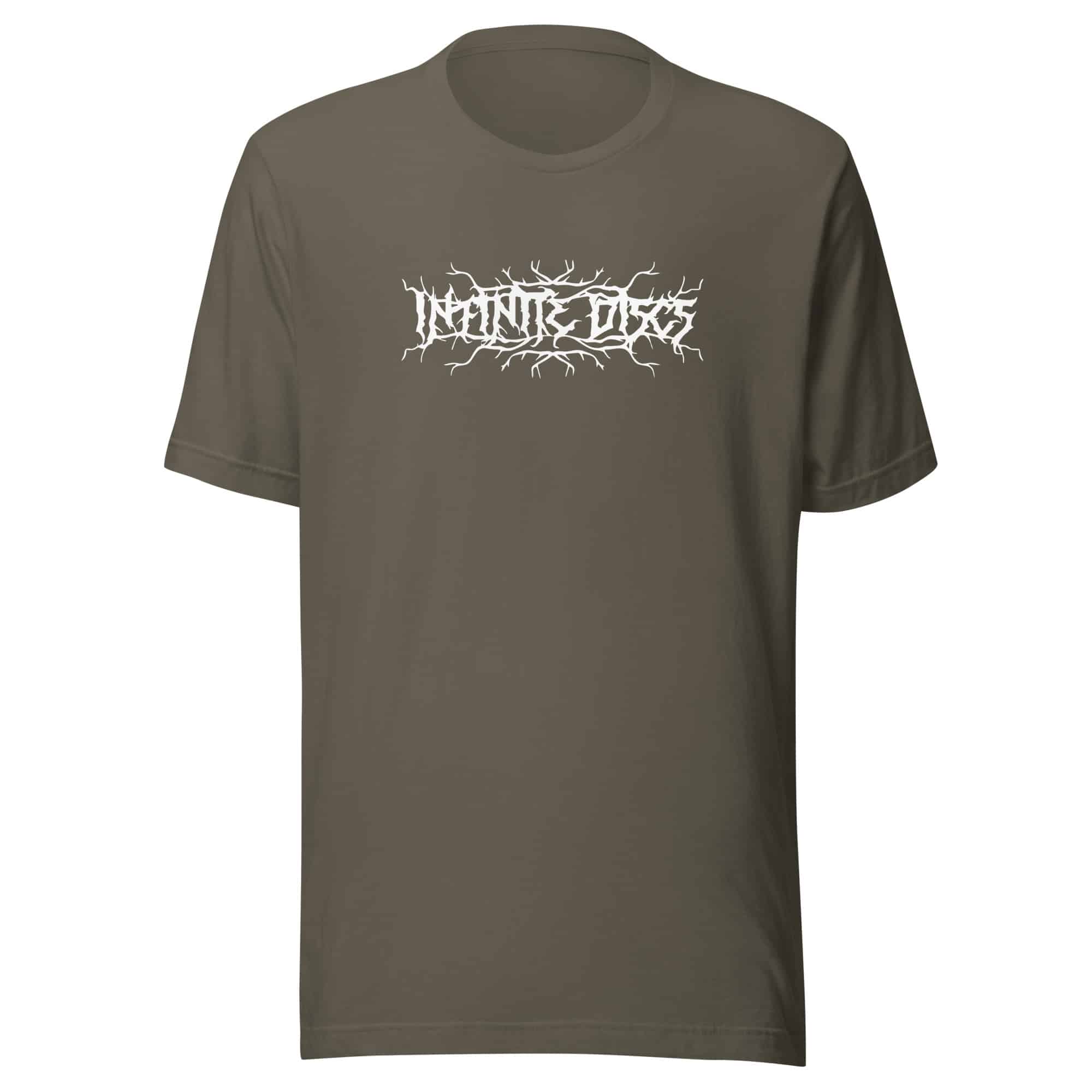 Infinite Discs Metal Logo Tee - Image 6