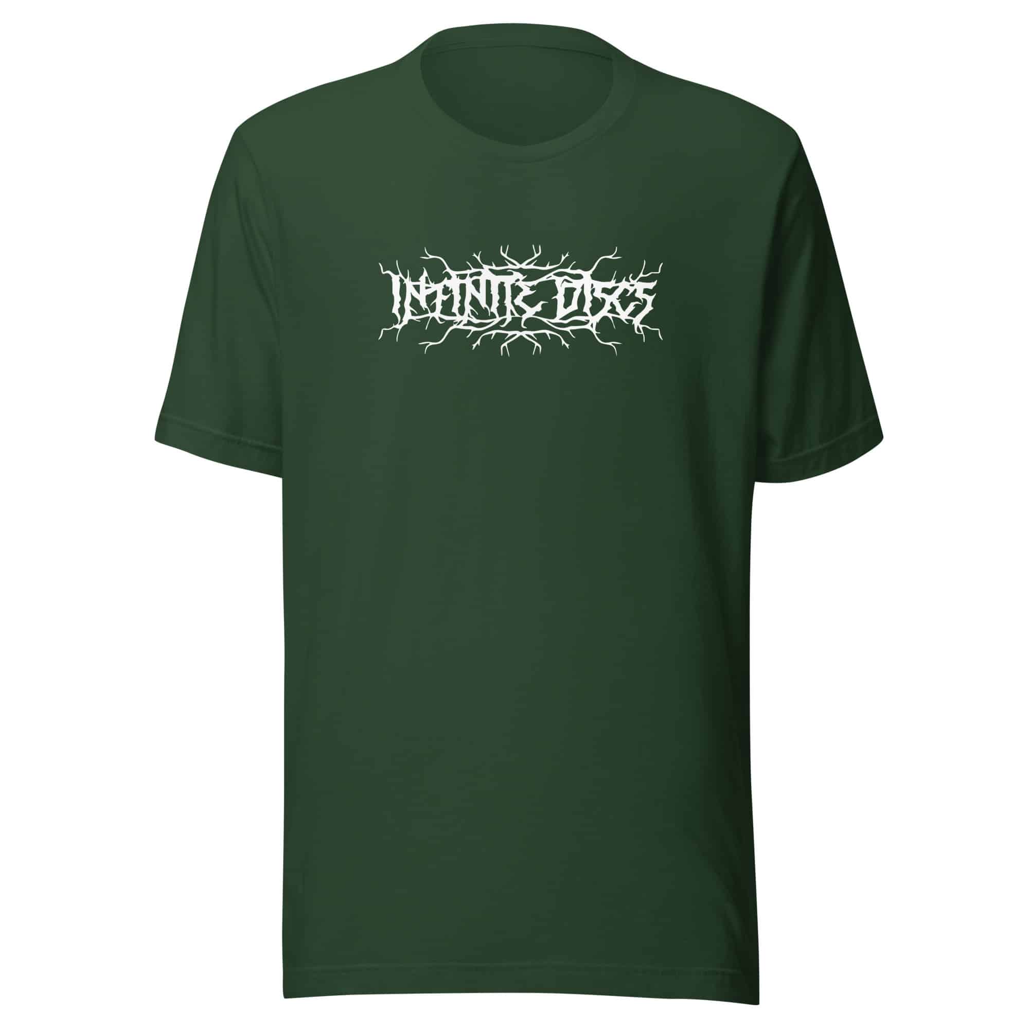 Infinite Discs Metal Logo Tee - Image 4