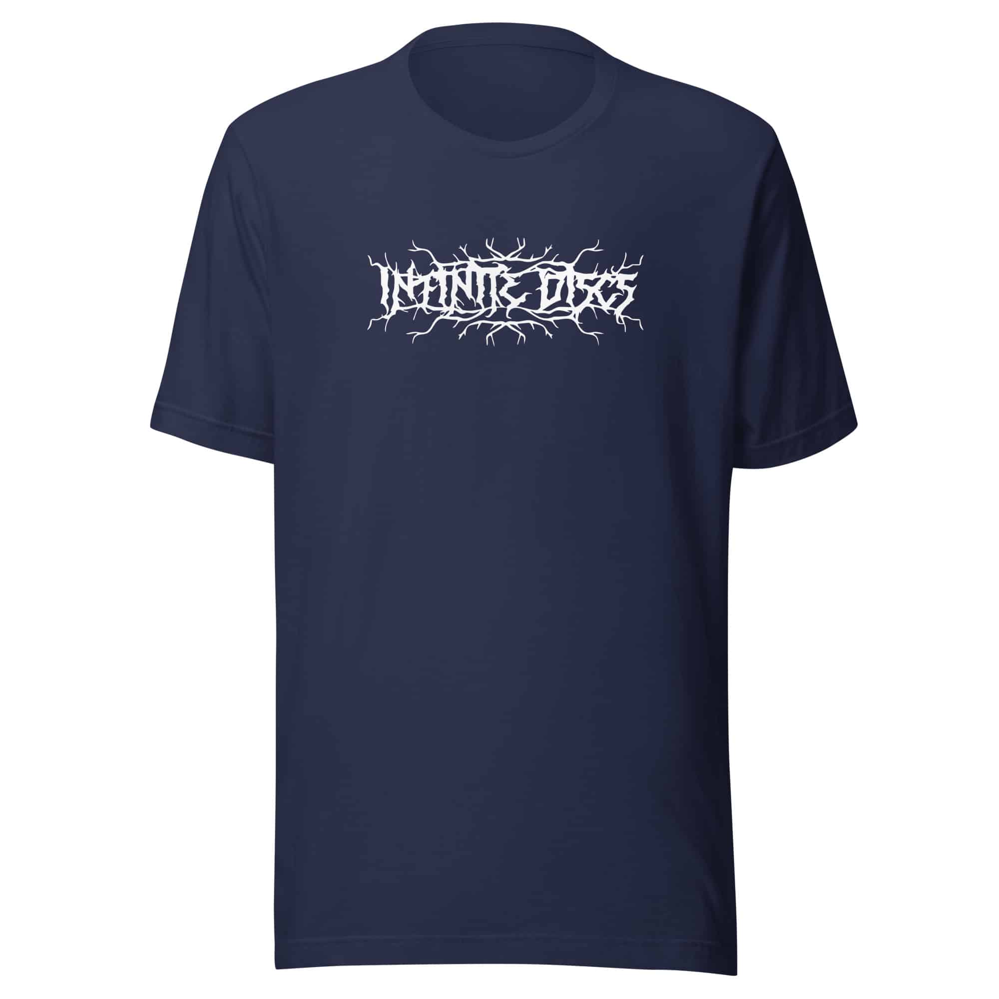 Infinite Discs Metal Logo Tee - Image 2