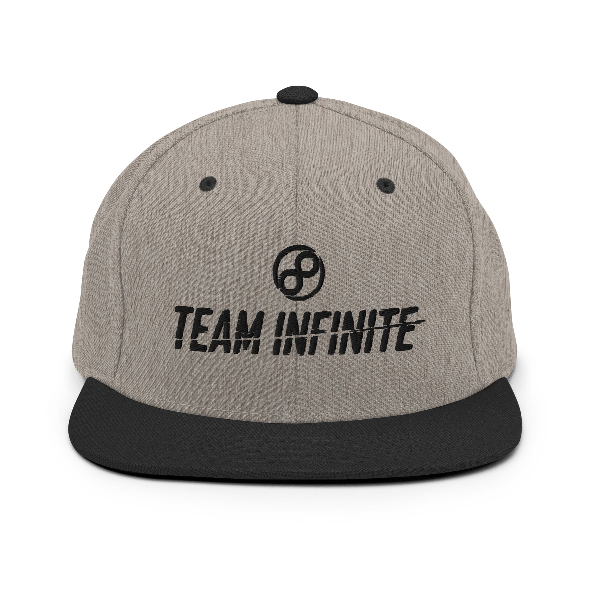 Team Infinite Flat Bill Snapback Hat (Dark Logo) - Image 3