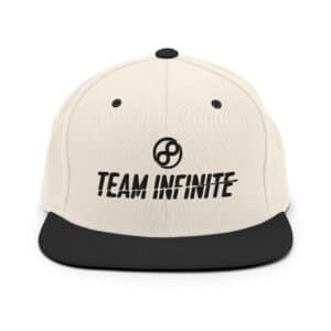 Team Infinite Flat Bill Snapback Hat (Dark Logo)
