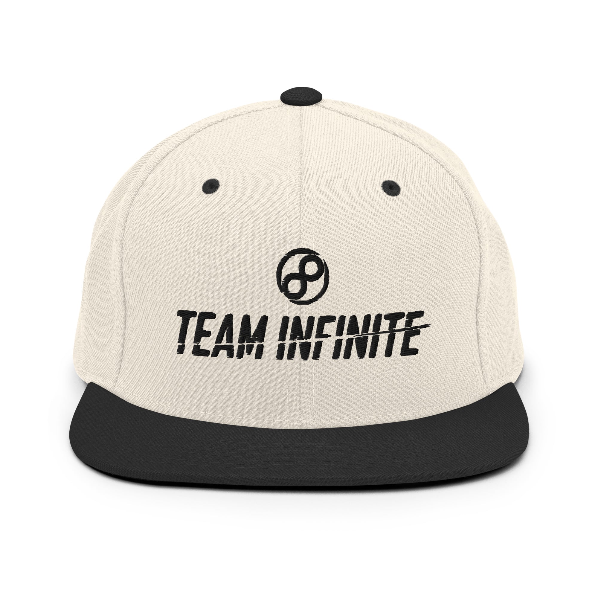 Team Infinite Flat Bill Snapback Hat (Dark Logo)