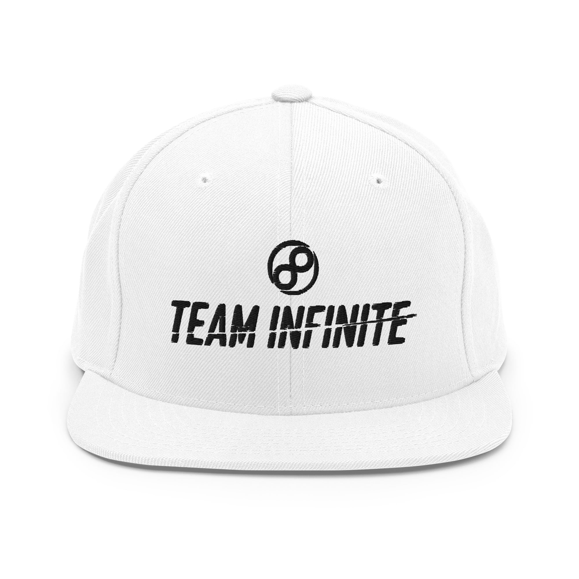 Team Infinite Flat Bill Snapback Hat (Dark Logo) - Image 5